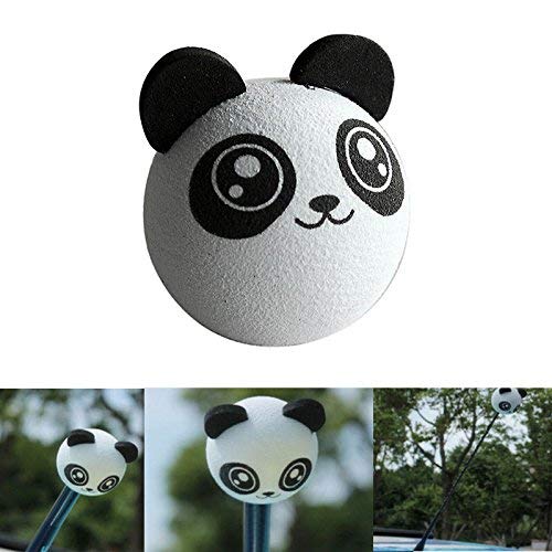 Preisvergleich Produktbild TjcmSs Cartoon Eva Auto Antenne Topper Autoantenne Antenne Ball (Panda)