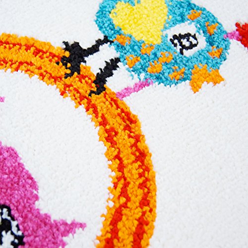 Kinder Teppich Moda Öko Tex Baum creme bunte Farben verschiedene Größen 120×160 cm - 3