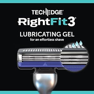 Techedge Rightfit3 Razor Blades - Compatible with Gillette Mach 3* Handles 10 Refills Pack1 Units - Image 4