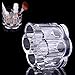 JACKY Clear Acrylic Shaped Cosmetic Lipstick Brush Holder Makeup Case