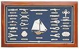knotentafel selber machen Artikel-Nr.: 5599D Knotentafel hinter Glas - perfekt für die maritime Dekoration