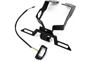 ROCKMUTE Moto Tail Tidy para Suzuki GSX-R GSX-S 125/150 2017 2018 2019 2020 motocicleta matrícula titular Fender eliminator soporte soporte con luz LED