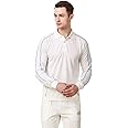 NIVIA Eden Full Sleeve Cricket Jersey for Men | Cricket Kit | Cricket T-Shirt for Men | White Jersey