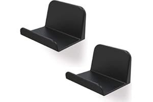 sciuU Wandhalterung für Kopfhörer/Controller, [2 Stück] Halter, Selbstklebende 3M Kleiderbügel, Universal Hook Zubehör für Gamepad auf Xbox One/Series S X / PS5 / PS4, ohne Schrauben, Schwarz