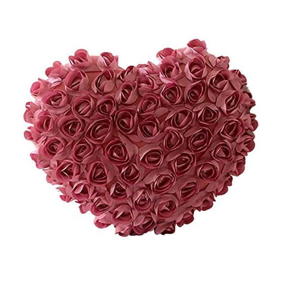 sunyou Cojín de corazón, suave en forma de corazón, regalo para amigos/niños decoración del hogar (color de 6)