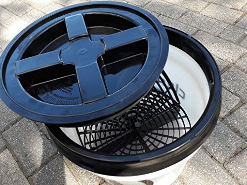 Preisvergleich Produktbild cleandot cleanpott +++ Wascheimer 13,5 L inkl. GritGuard Wascheinsatz, Gamma Seal Lid, Washboard