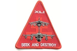 EMBLEMS-GIFTS 41 Squadron XLI Harrier & Tornado RAF Royal Air Force Crest Embroidered Patch