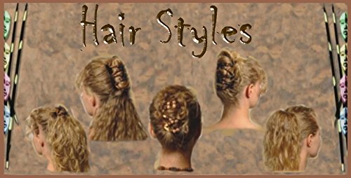 3 x Haarklammer Haarspange Haarkamm Butterfly 3 verschiedene Motive in Braun – LK Trend & Style - 5