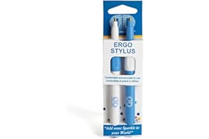 Diamond Dotz DDA-036 Freestyle Ergo Stylus 2er Set, 2 ergonomisch geformte Applikator Stifte, Zubeh?r f?r Diamond Painting, Stift zum Aufnehmen und Absetzen der Diamanten