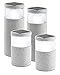 Produktbild Lunartec Solar LED Gartenleuchte: Gartenleuchten "Grey Stone", mit Lichtsensor, Mini und Maxi, 4er-Set (LED-Gartenbeleuchtung Solar)