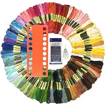 Kit Broderie Fuyit 144 Fils - 48 Couleurs - Pour Point De Croix, Bracelets, Créations DIY