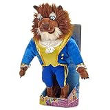 peluche bestia Hecho de la felpa más suave. Peluche de Disney de la Bella y la Bestia 25,4 cm 44887.