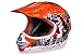 Produktbild Motorradhelm X-treme Kinder Cross Helme Sturzhelm Schutzhelm Helm für Motorrad Kinderquad und Crossbike Modell in orange (Large)