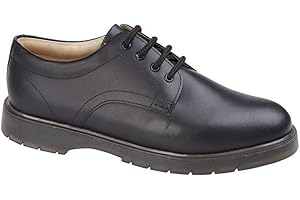Grafters, M181, Men's Leather Uniform Shoe with PVC/Nitrile Sole
