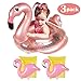 Produktbild Joinfun 3 STK Schwimmringe Flamingo mit Schwimmflügel Schwimmhilfer Armband Aufblasbar Schwimmen Flügel Strand Pool Geschenk Sommer