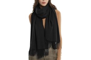 FURTALK Damen Großer Halstuch Warmes Feinstrick Winter Schal