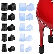 Protège-Talons Pour Chaussures Femme - 10 Paires - 5 Tailles - Anti-Glisse