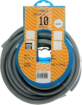 Profiplast PRP513224 Couronne de câble 10 m ho5vvf 3 g 2,5 mm Gris