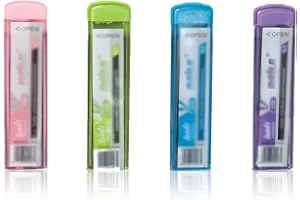 BCBF 96 PCS 0.5mm Minas de lápiz escribir con fluidez y claridad Minas irrompibles Escritura suave y clara Cambio suave de minas