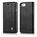 Sparkle® Flip Cover for Apple iPhone 7 Leather Case for Apple iPhone 7 Wallet Cases Book Cover Magnet Closure Black RS.999.00