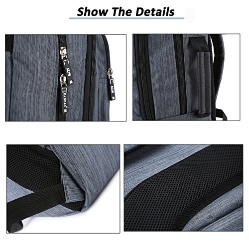 HongyuTing Unisex Schulrucksack Laptop Rucksack College Daypack Handtasche Passend f  r 15 6 Zoll Laptop