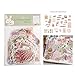 Produktbild FOONEE Vintage Ephemera Pack, mehrere Themen, Vintage Stanzformen 64 Stück Washi Selbstklebende DIY Wandaufkleber Ephemera für Scrapbooking/Buchstaben/Notebook/Karten/Fotorahmen/Tasse. Animal Romance