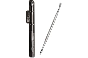 SMOKERSFINEST SF O!L Black Leaf Wax Edelstahl Werkzeug Dabber Tool No. 3 Öl/Wachs