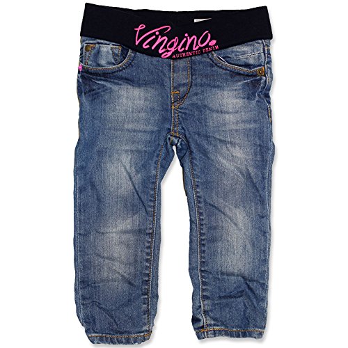 Vingino Baby Girls' Plain Jeans Blue Blue
