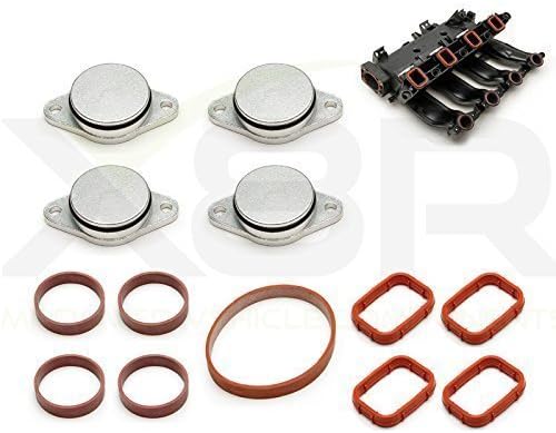 4X 33MM DIESEL SWIRL FLAP BLANKS FLAPS REPAIR WITH INTAKE MANIFOLD GASKETS