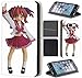 Price comparison product image CoverFix premium flip case for Samsung Galaxy A5 (2017 model) A520 Faux Leather Protective Case 1366 Manga Mädchen Anime Cartoon