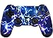 Produktbild PlayStation 4 Sticker Skin Set für Konsole + 2 Controller (Blue Electric)