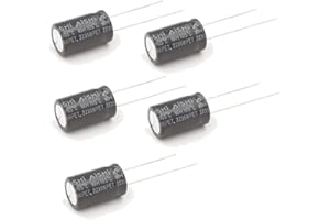 SPC-BOUTIQUE Condensateur Electrolytique radial 470µF/25V - 105°C (5 Pièces)