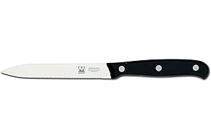SANELLI AMBROGIO Montana Integral Coltello Multiuso, Coltello da Cucina con Lama Flessibile in Acciaio Inox all'Azoto 14 cm e Manico Ergonomico, Coltelli da Cucina Professionali Made in Italy