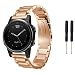 Produktbild samLIKE Echtes Edelstahl Uhr Armband Band Bügel für Garmin Fenix 5S GPS Uhr (Rose Gold)