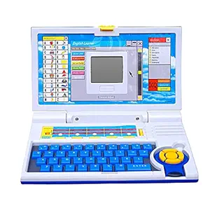 OANGO Early Educational Toy Learning Tablet Toddler Computer Toy with LED Screen Display, 8 Learning Modes Gift for Kids (Computer Toy with Mouse)