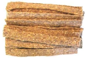 MONSTER PET SUPPLIES Munchy Flat Dog Chew Treats 6.5" 19mm Assorted x 100