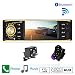 Produktbild Camecho 1 Din Autoradio Audio Stereo Bluetooth 4 Zoll HD Bildschirm Digital Auto MP3 Player FM Radio mit USB SD AUX Anschlüsse mit Rückfahrkamera Fernbedienung