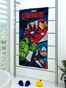 Athom Living Marvel Action 350 GSM 100% Cotton Kids Bath Towel 60x120 cm