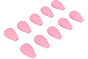 SOCOBETA Housses de Pinceaux de Maquillage, 10pcs Housses de Pinceaux à Paupières en Silicone Souple Anti-poussière Housses de Protection en Silicone pour Pinceaux de Maquillage Housse de Protection Anti-pouss
