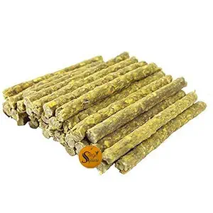 Sage Square Dog Chew Munchy Dental Treat Chicken Flavor BarkSticks Munchies (Yellow Sticks) (Pack of 1Kg)
