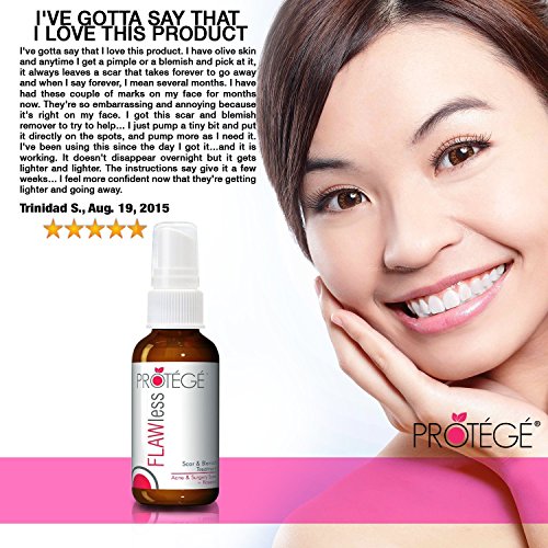 Narbengel – FLAWless – Natürliche Schadenbehebungskur + Für Narben und Wulstnarben (Keloide) + Aknenarben + Operationsnarben + Reduziert Rötungen & Kupferrosen (Rosazea) & Besenreiser + konzentrierte Formel (30ml) - 4