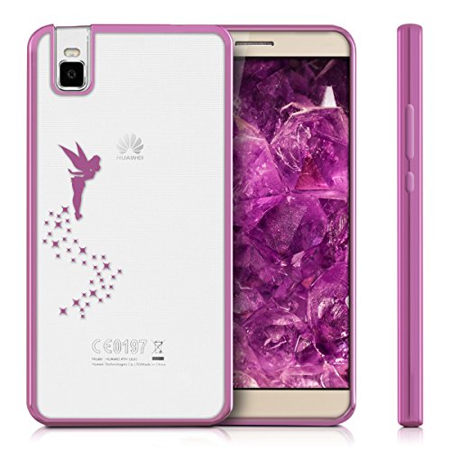 kwmobile Funda para Huawei ShotX - Carcasa Trasera de TPU con dise o de Hada en Rosa Fucsia Transparente reviews kwmobile Funda para Huawei ShotX - Carcasa Trasera de TPU con dise o de Hada en Rosa Fucsia Transparente