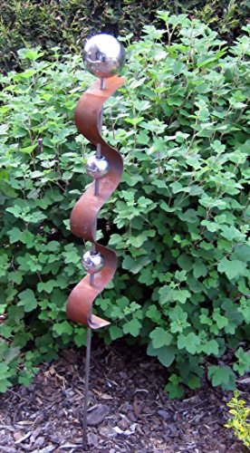 Gartenstecker ST100 Rost Skulptur Rostdeko Edelrost Roststeelen Deko Garten - 3