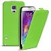 Produktbild Samsung Galaxy Note 4 PU Leder Hülle, Conie Mobile FlipCase, Klapptasche Handytasche Schutzülle Premium Fliptasche in Grün