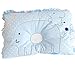 Cartoon Cotton Baby Pillows Prevent Migraine For Newborn Baby-Blue