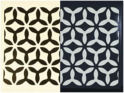 Safe-Tee 'PROPELLERS' A4 Sheet - Reflective Helmet Stickers - 7 Colours (Silver / White)