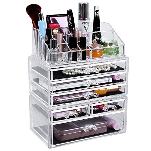 Songmics Kosmetik Aufbewahrung Organizer gro Acryl JKA009 - 8