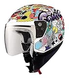 ropa moto infantil  Shiro CASCO SH 20 COMIC INFANTIL NIÑO (YM)