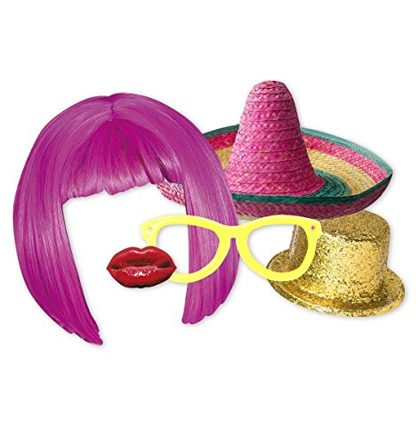 Insta-Photo Booth, aus Pappe, mit 22 Accessoires - 3