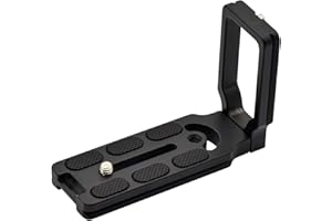 Bailinks Staffa a L con Piastra a Sgancio Rapido per Fotocamera, Piastra a Sgancio Rapido a L Universale in Lega di Alluminio, Supporto a Forma di L per Fotocamera DSLR Fotografia Digitale